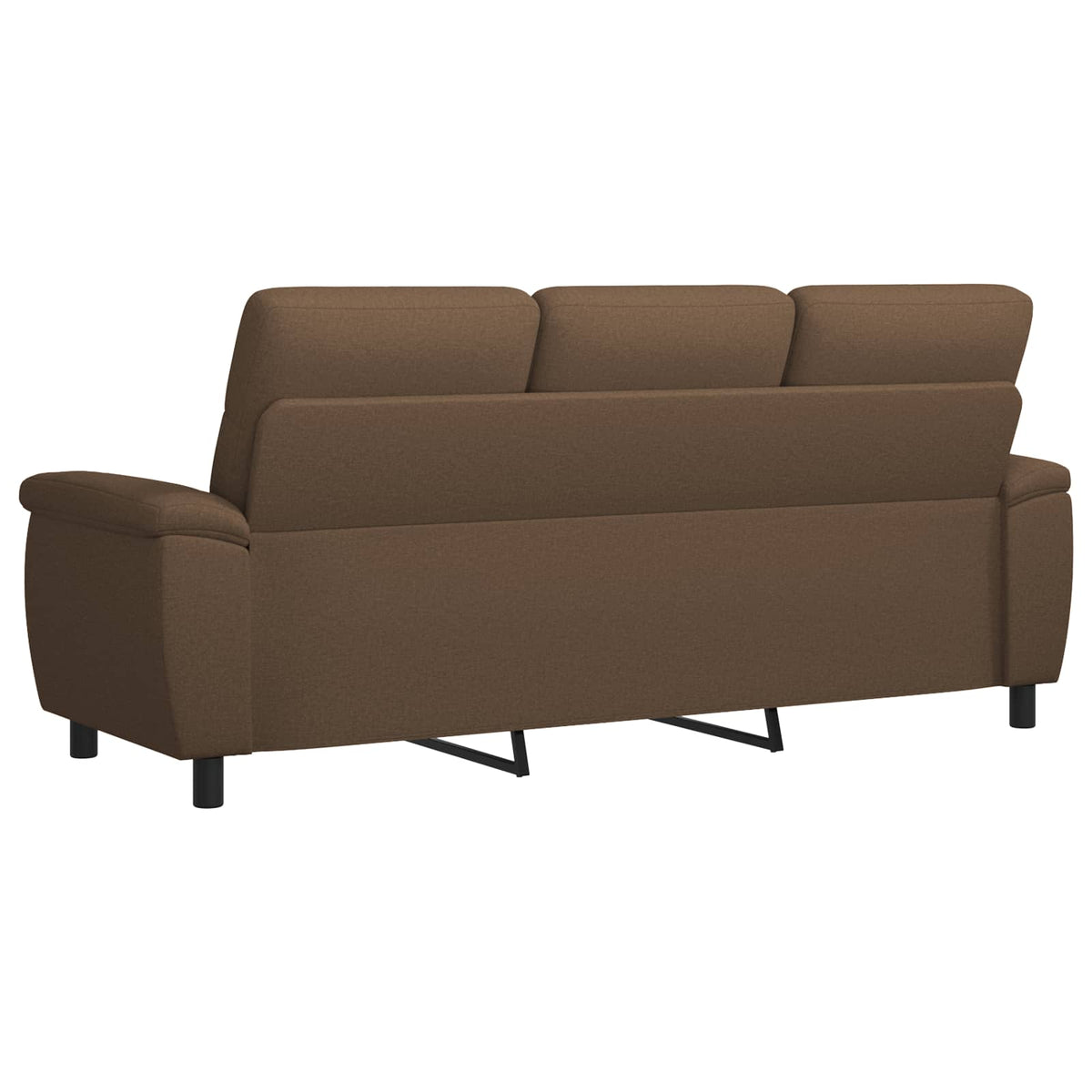 vidaXL Sofa brązowy 214 x 90 x 95 cm tkanina