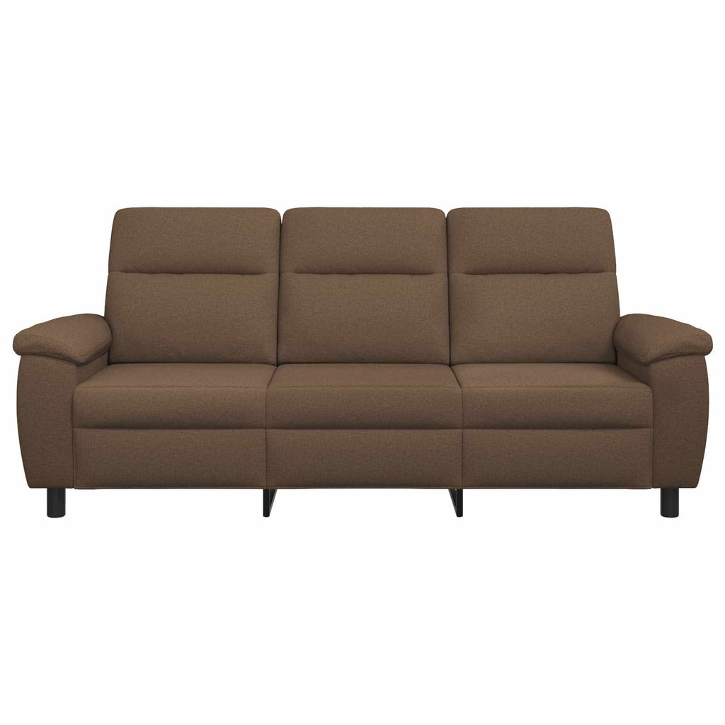 vidaXL Sofa brązowy 214 x 90 x 95 cm tkanina