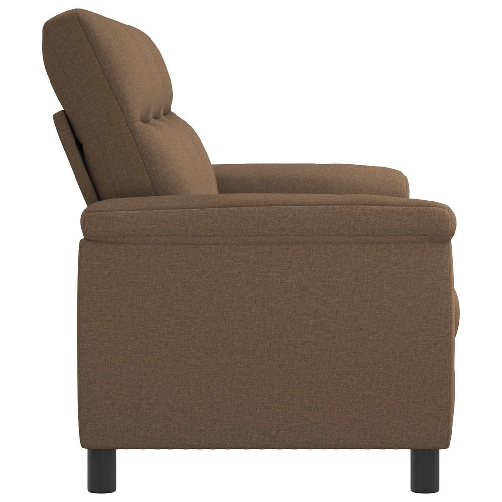vidaXL Sofa brązowy 214 x 90 x 95 cm tkanina