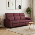 vidaXL Sofa Fioletowy 214 x 90 x 95 cm tkanina