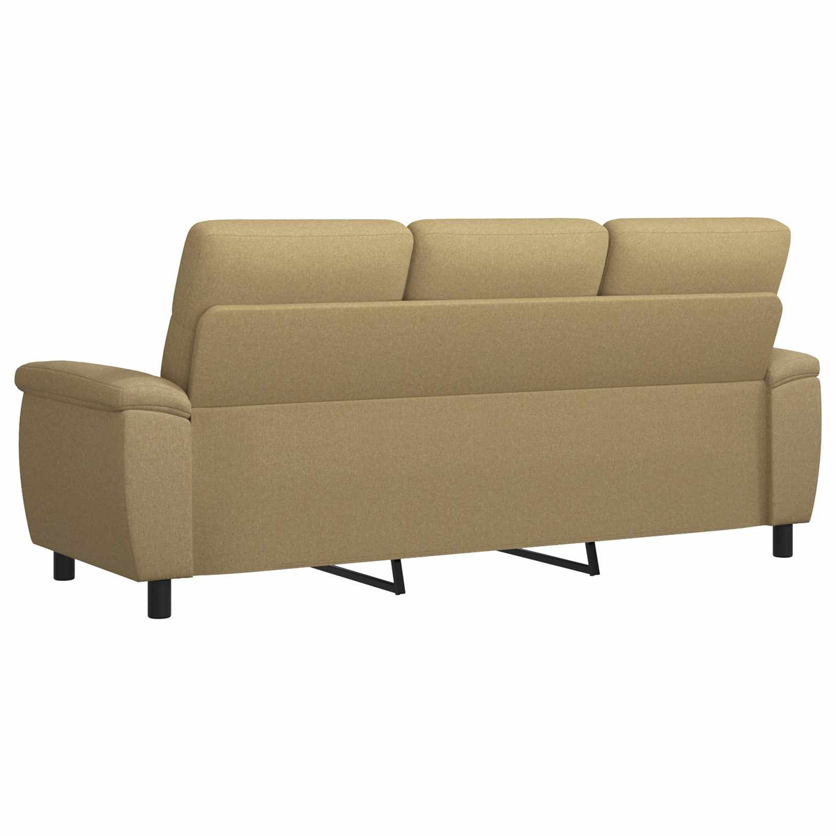 vidaXL Sofa Jasny Brąz 214 x 90 x 95 cm tkanina
