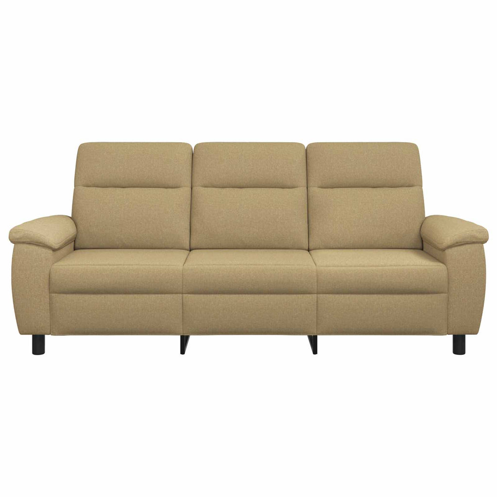 vidaXL Sofa Jasny Brąz 214 x 90 x 95 cm tkanina