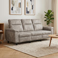 vidaXL Sofa jasnoszary 214 x 90 x 95 cm Skóra zamszowa