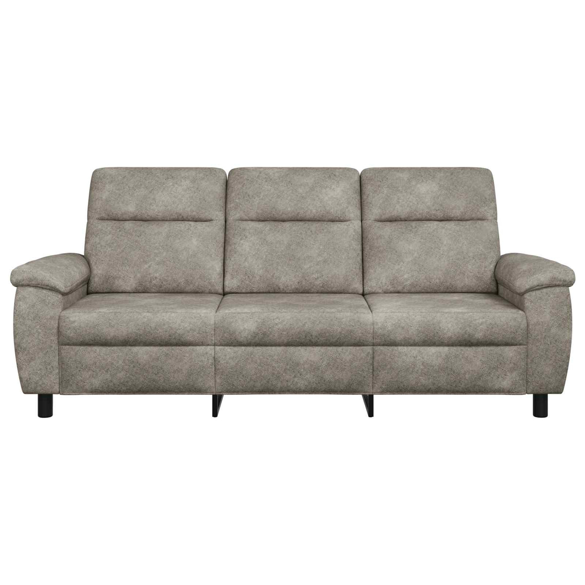 vidaXL Sofa jasnoszary 214 x 90 x 95 cm Skóra zamszowa