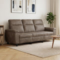 vidaXL Sofa ciemnoszary 214 x 90 x 95 cm Skóra zamszowa