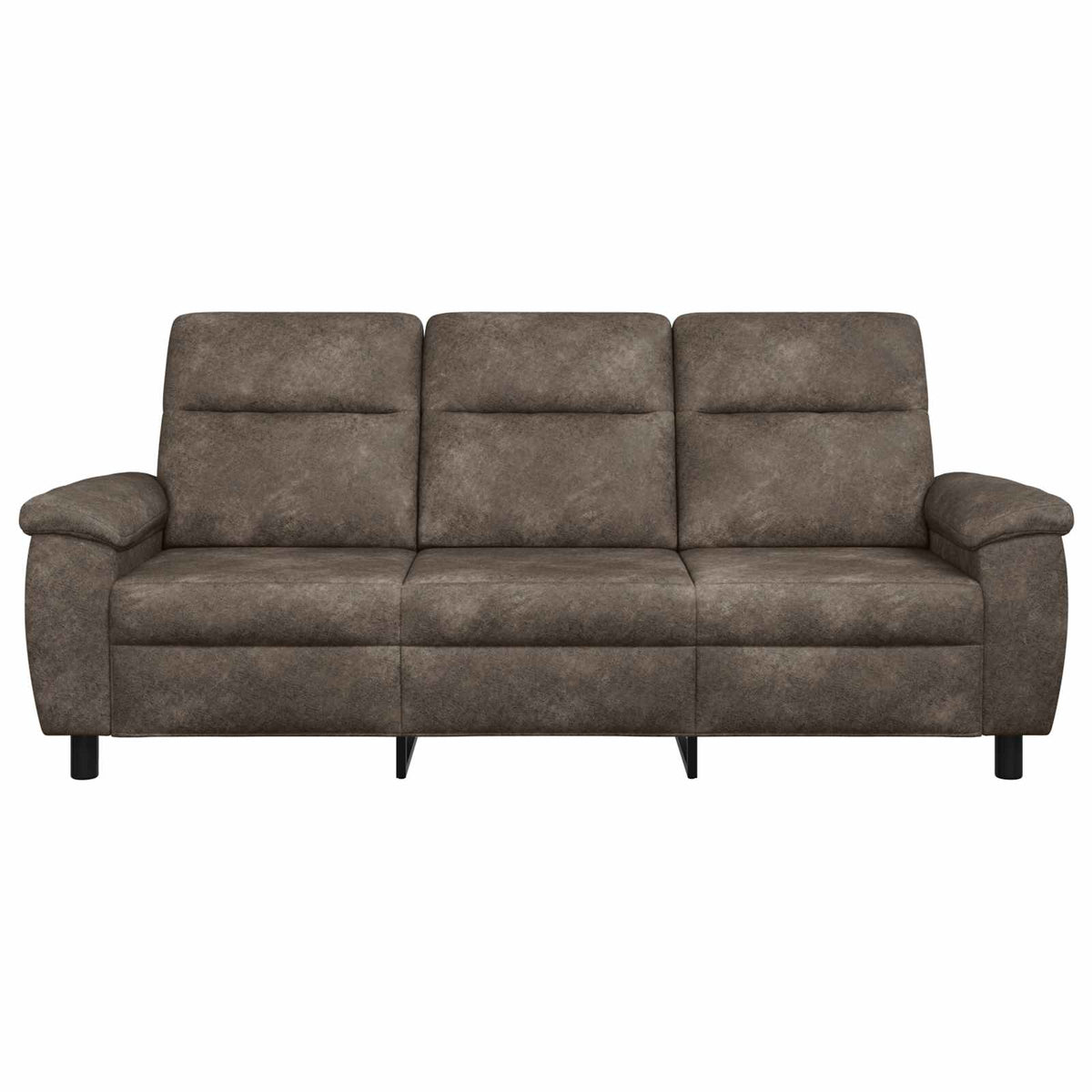 vidaXL Sofa ciemnoszary 214 x 90 x 95 cm Skóra zamszowa