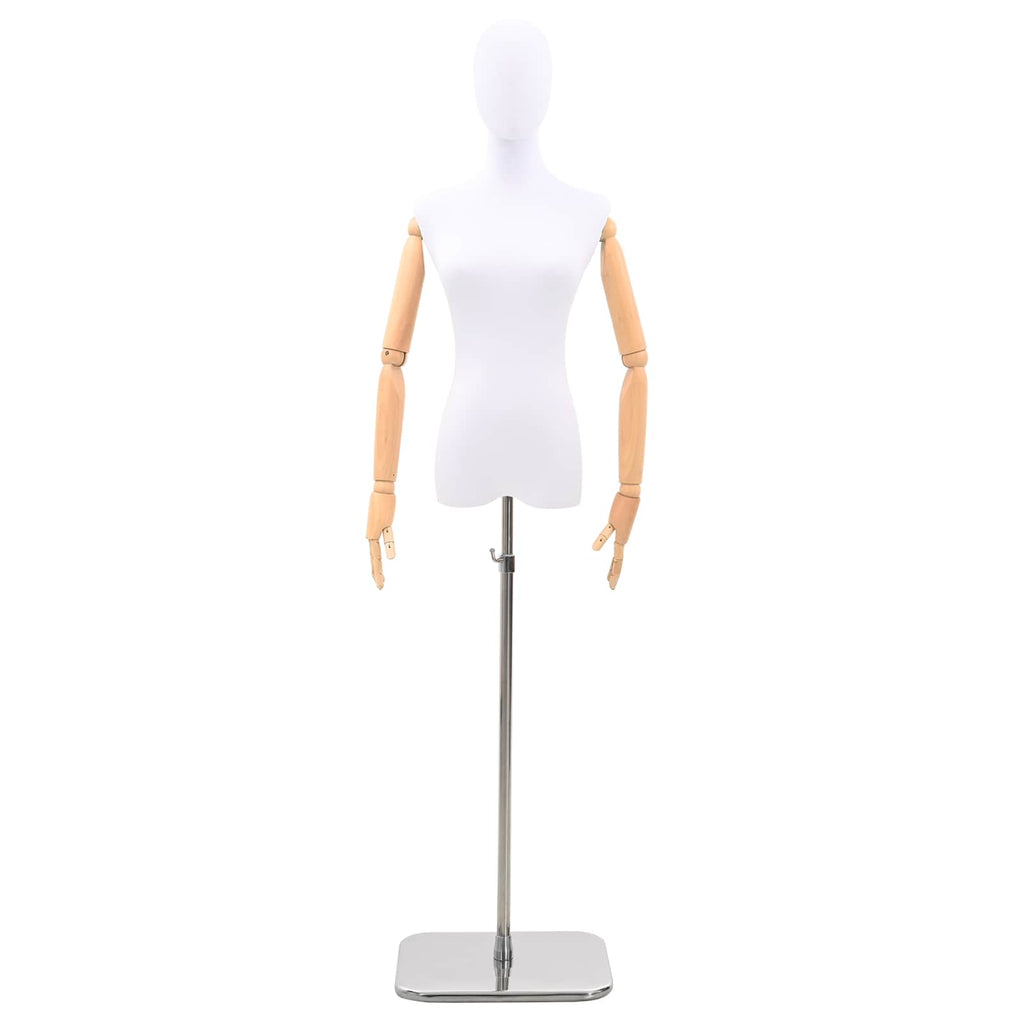 vidaXL Regulowany manekin 162-233 cm z głową i podstawą Kobieta PP