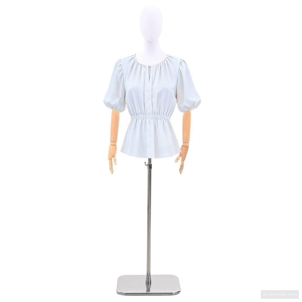 vidaXL Regulowany manekin 162-233 cm z głową i podstawą Kobieta PP