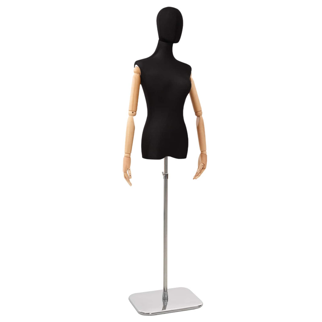 vidaXL Regulowany manekin 162-233 cm z głową i podstawą Kobieta PP