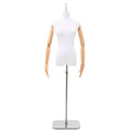 vidaXL Regulowany manekin 156-226 cm z podstawą Kobieta PP Biały