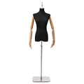 vidaXL Regulowany manekin 156-226 cm z podstawą Kobieta PP Czarny