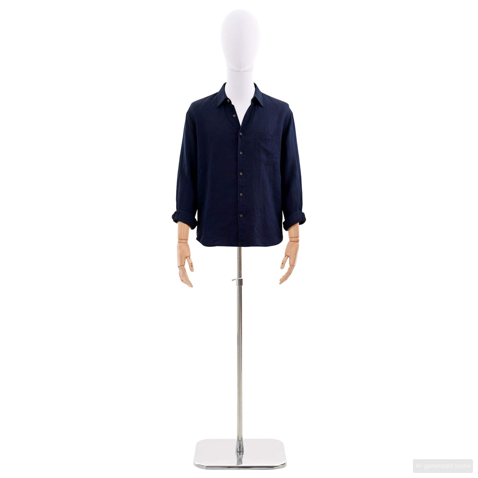 vidaXL Regulowany manekin 170-242 cm z głową i podstawą Mężczyzna PP