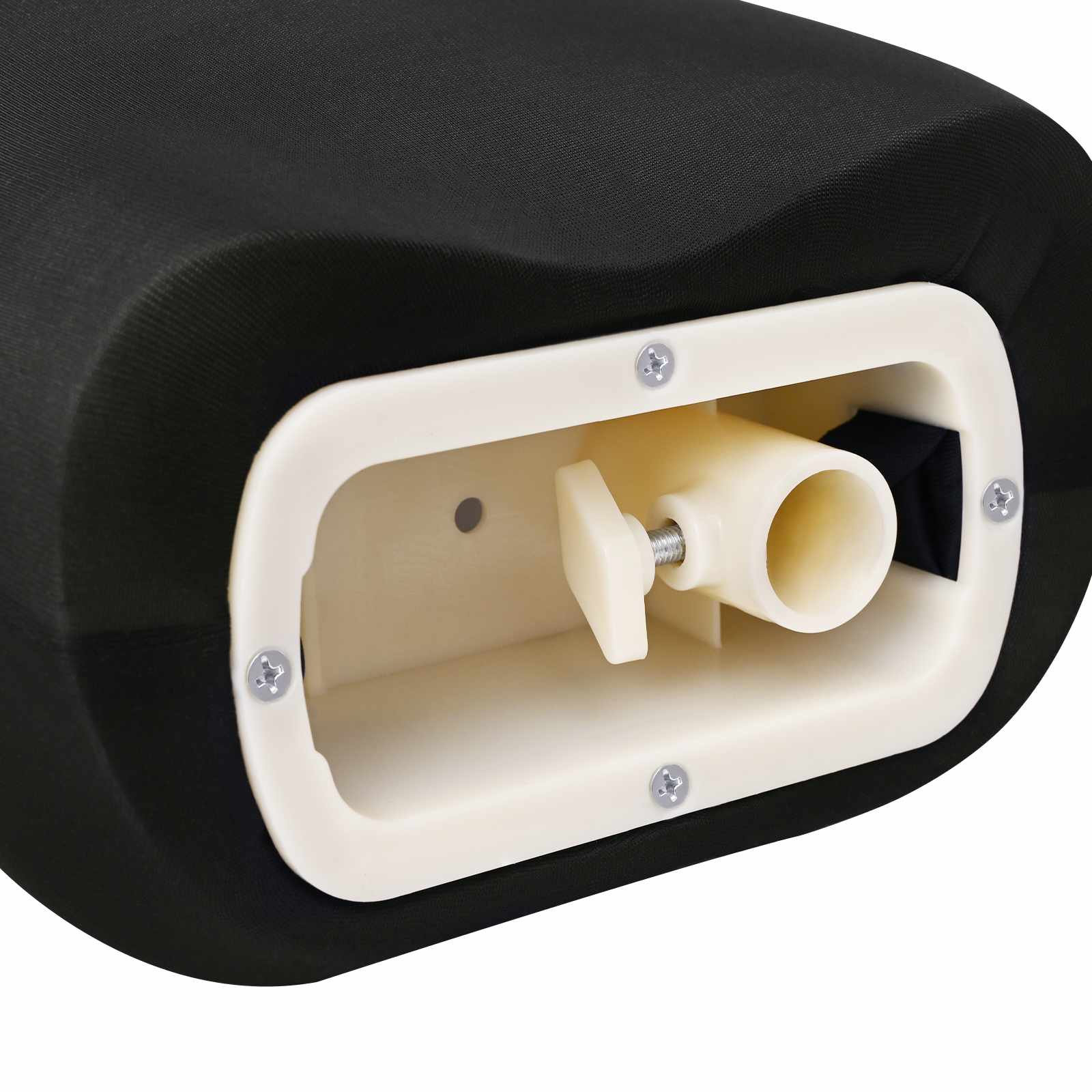 vidaXL Regulowany manekin 120-150 cm z podstawą Dla obu płci PP Czarny