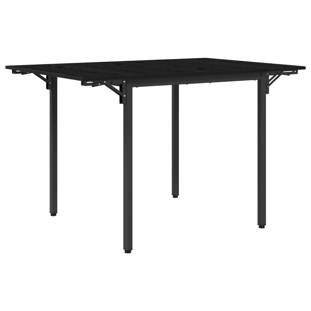 vidaXL Rozsuwany stół do jadalni 120 x 81,5 x 75 cm Czarny dąb