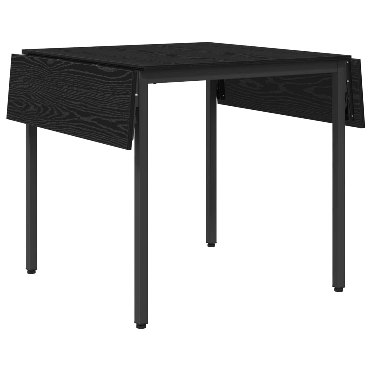vidaXL Rozsuwany stół do jadalni 120 x 81,5 x 75 cm Czarny dąb
