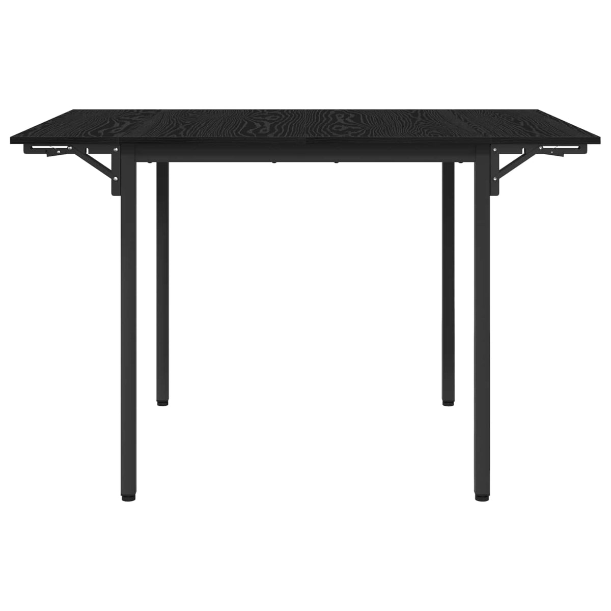vidaXL Rozsuwany stół do jadalni 120 x 81,5 x 75 cm Czarny dąb