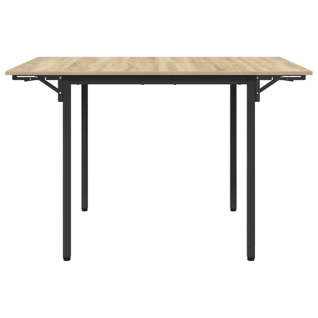 vidaXL Rozsuwany stół do jadalni 120 x 81,5 x 75 cm dąb Sonoma