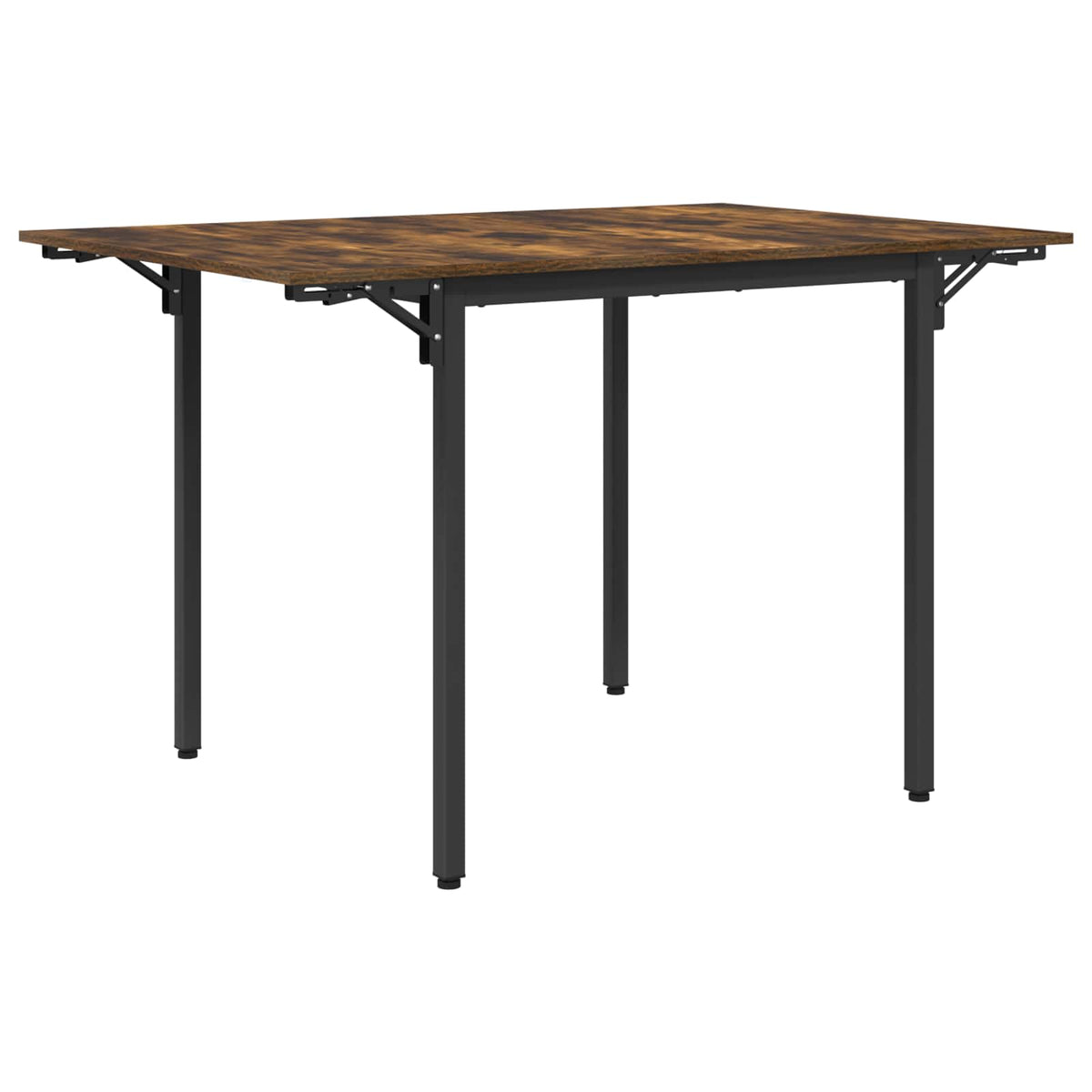 vidaXL Rozsuwany stół do jadalni 120 x 81,5 x 75 cm Dąb wędzony