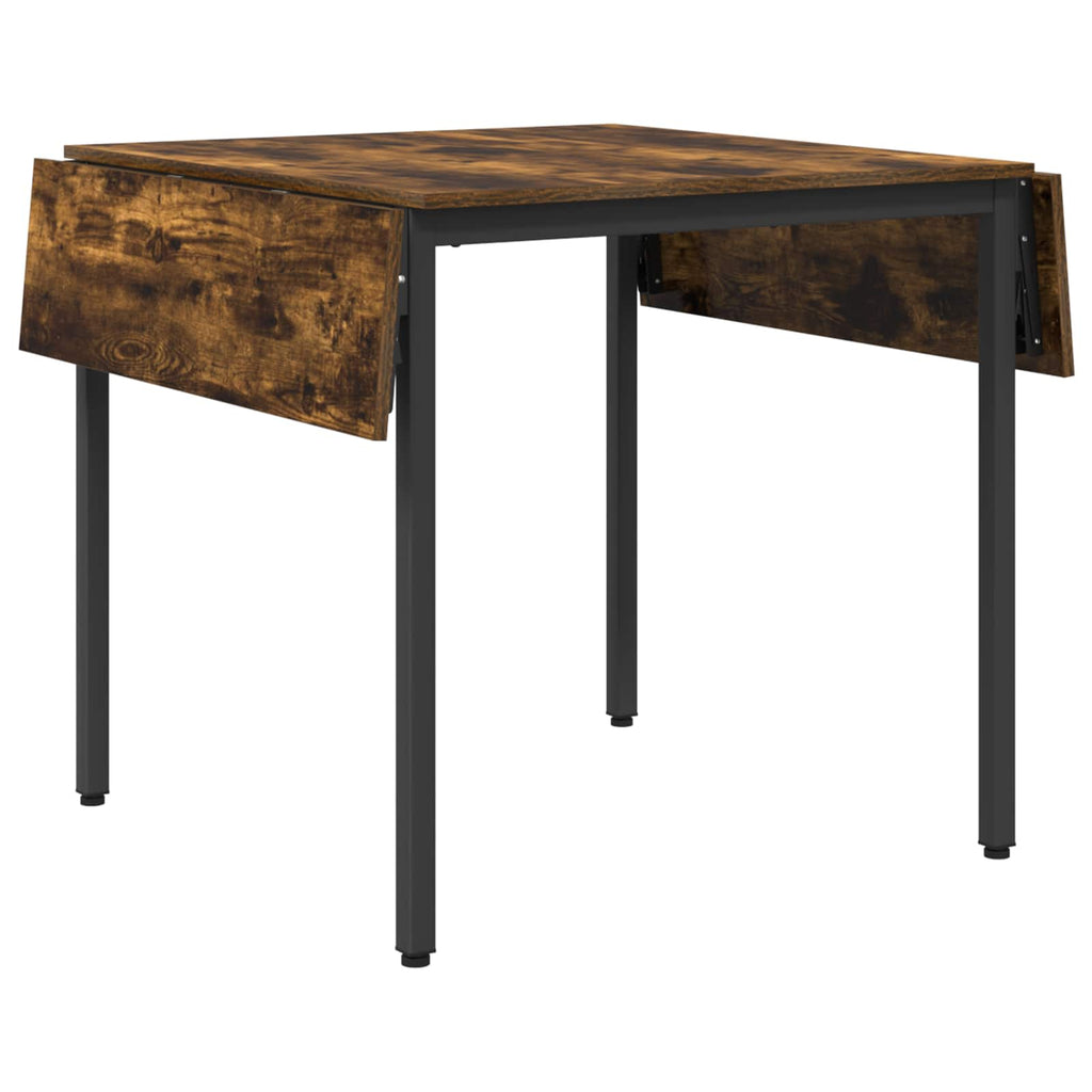 vidaXL Rozsuwany stół do jadalni 120 x 81,5 x 75 cm Dąb wędzony