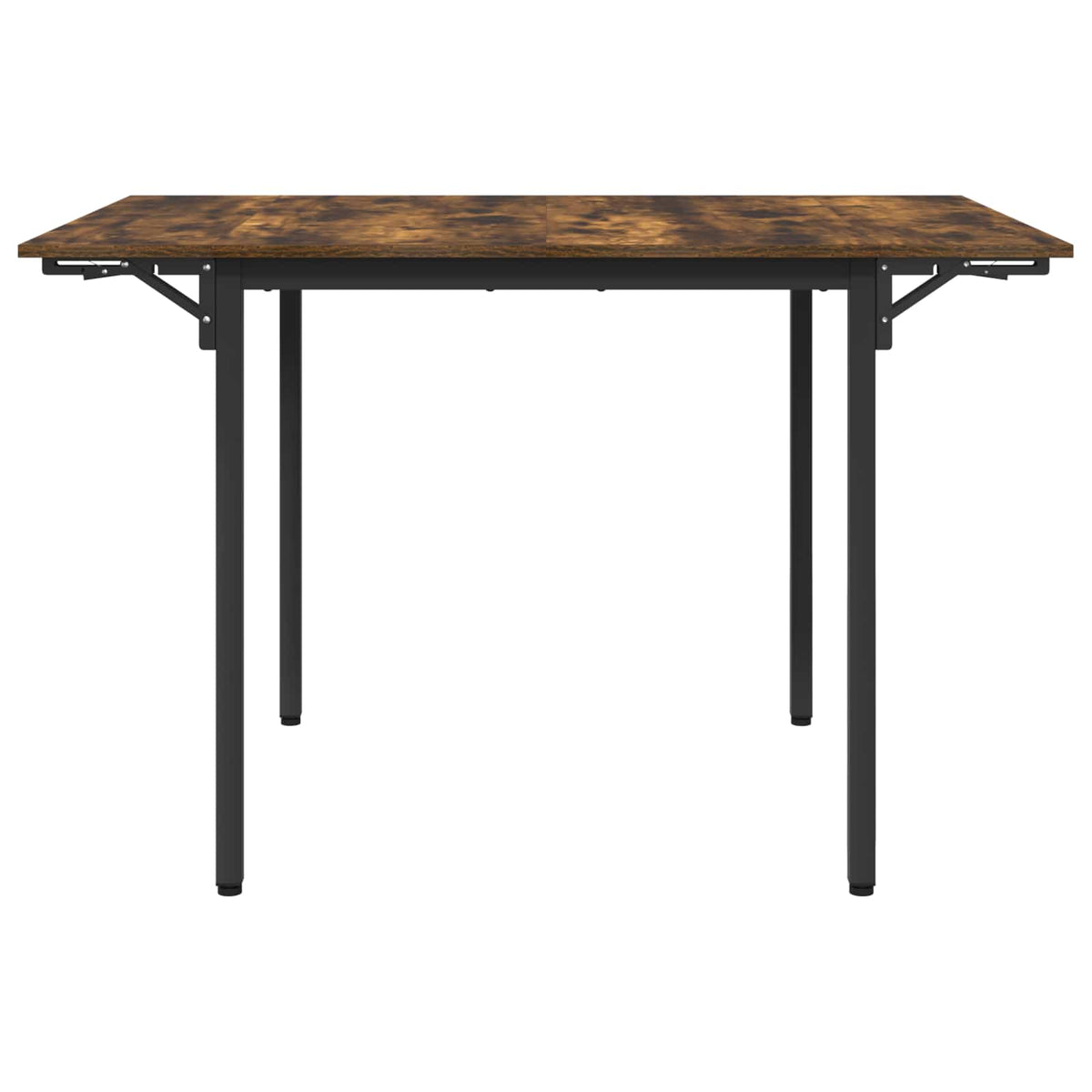 vidaXL Rozsuwany stół do jadalni 120 x 81,5 x 75 cm Dąb wędzony