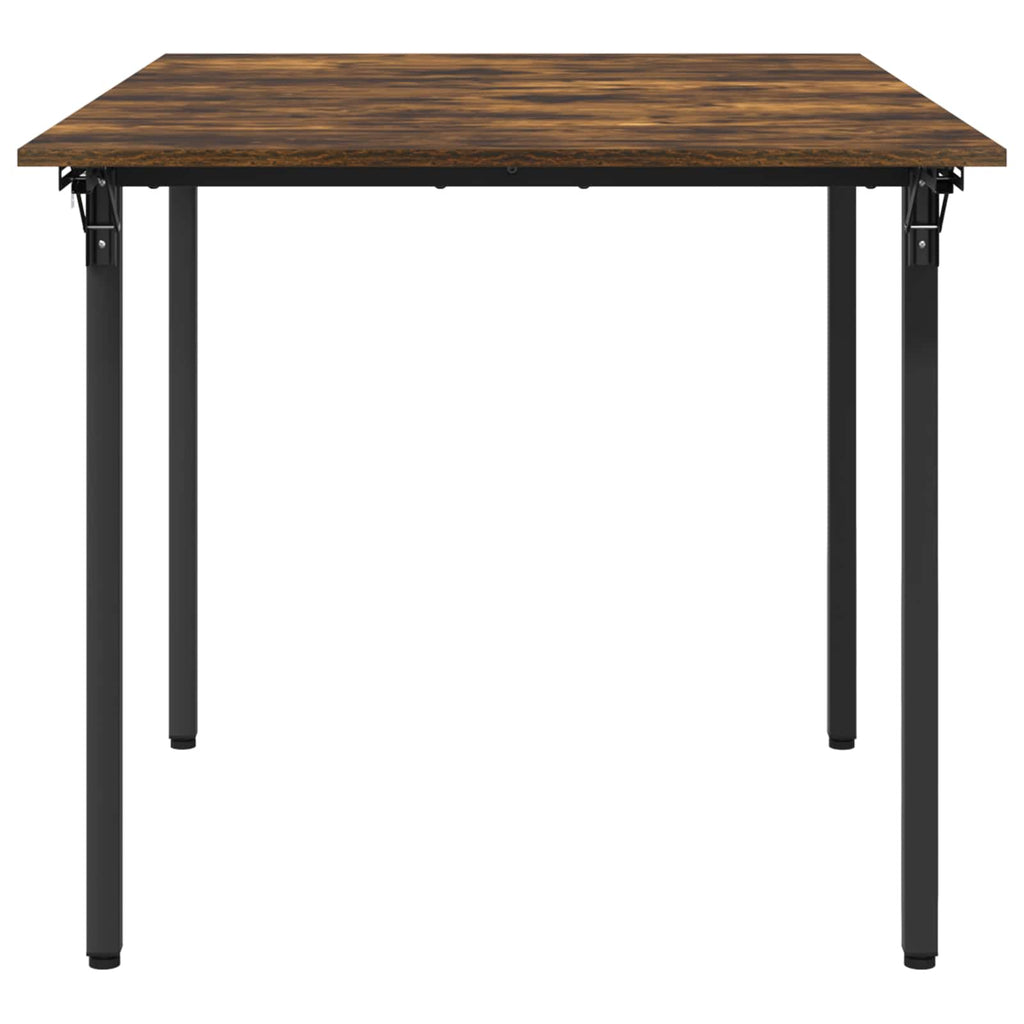 vidaXL Rozsuwany stół do jadalni 120 x 81,5 x 75 cm Dąb wędzony