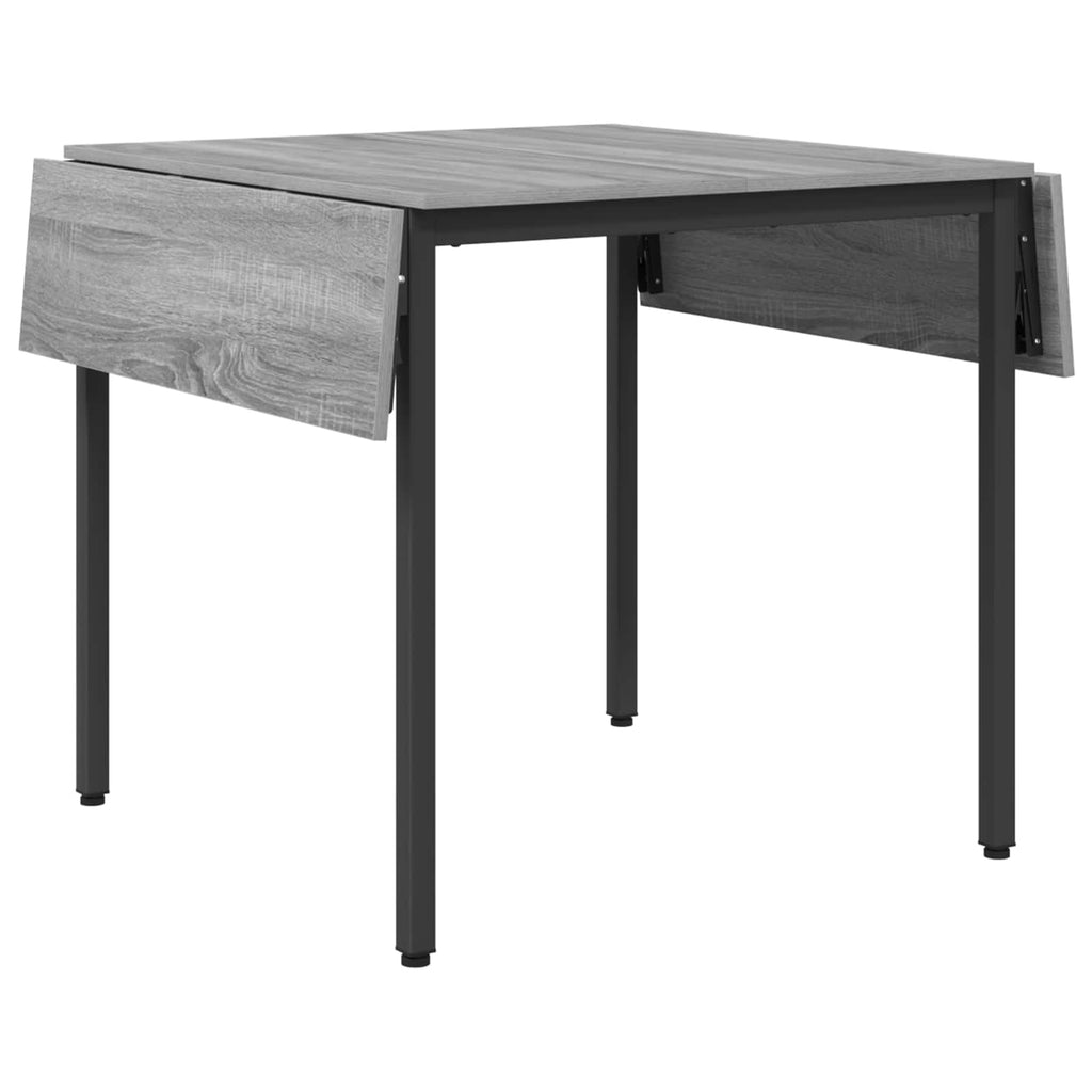 vidaXL Rozsuwany stół do jadalni 120 x 81,5 x 75 cm Szary Sonoma