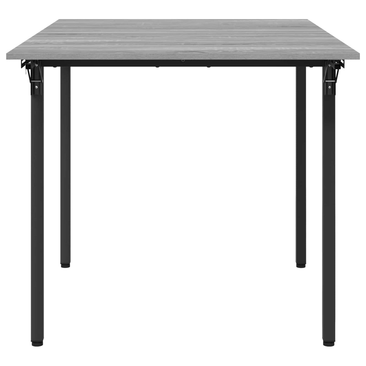 vidaXL Rozsuwany stół do jadalni 120 x 81,5 x 75 cm Szary Sonoma