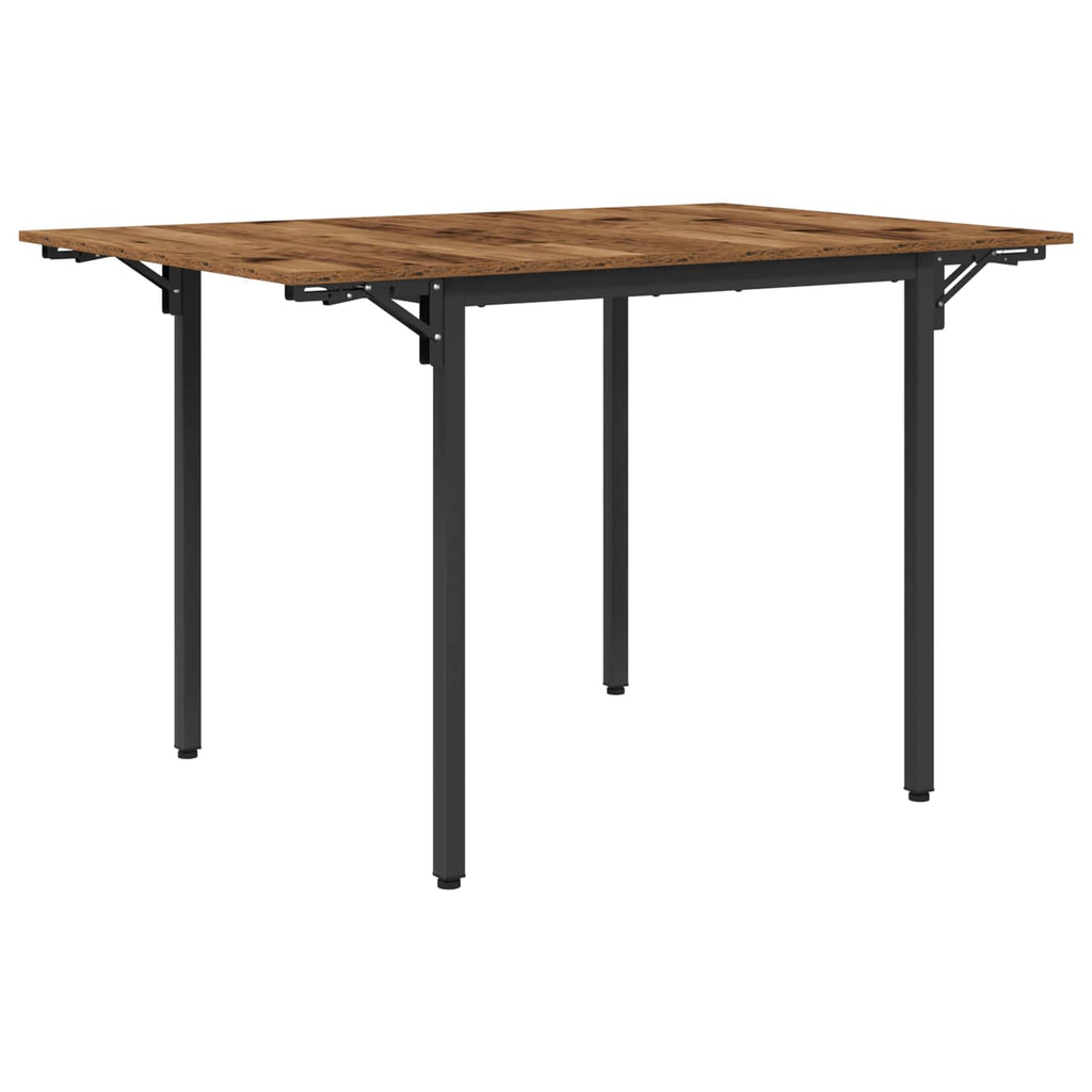 vidaXL Rozsuwany stół do jadalni 120 x 81,5 x 75 cm Stare drewno