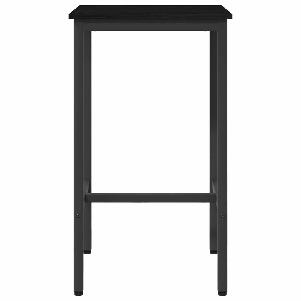 vidaXL Stół barowy 52 x 52 x 90 cm Drewno inżynieryjne Czarny dąb