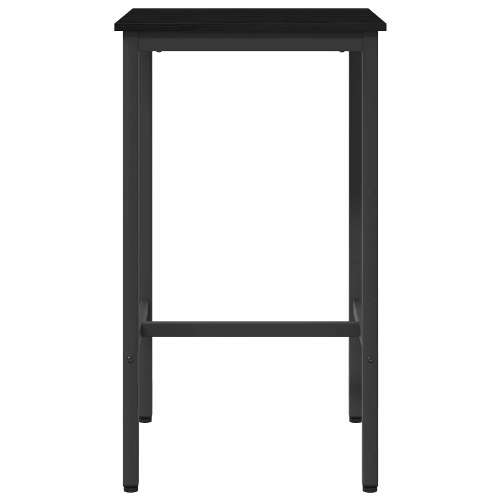 vidaXL Stół barowy 52 x 52 x 90 cm Drewno inżynieryjne Czarny dąb