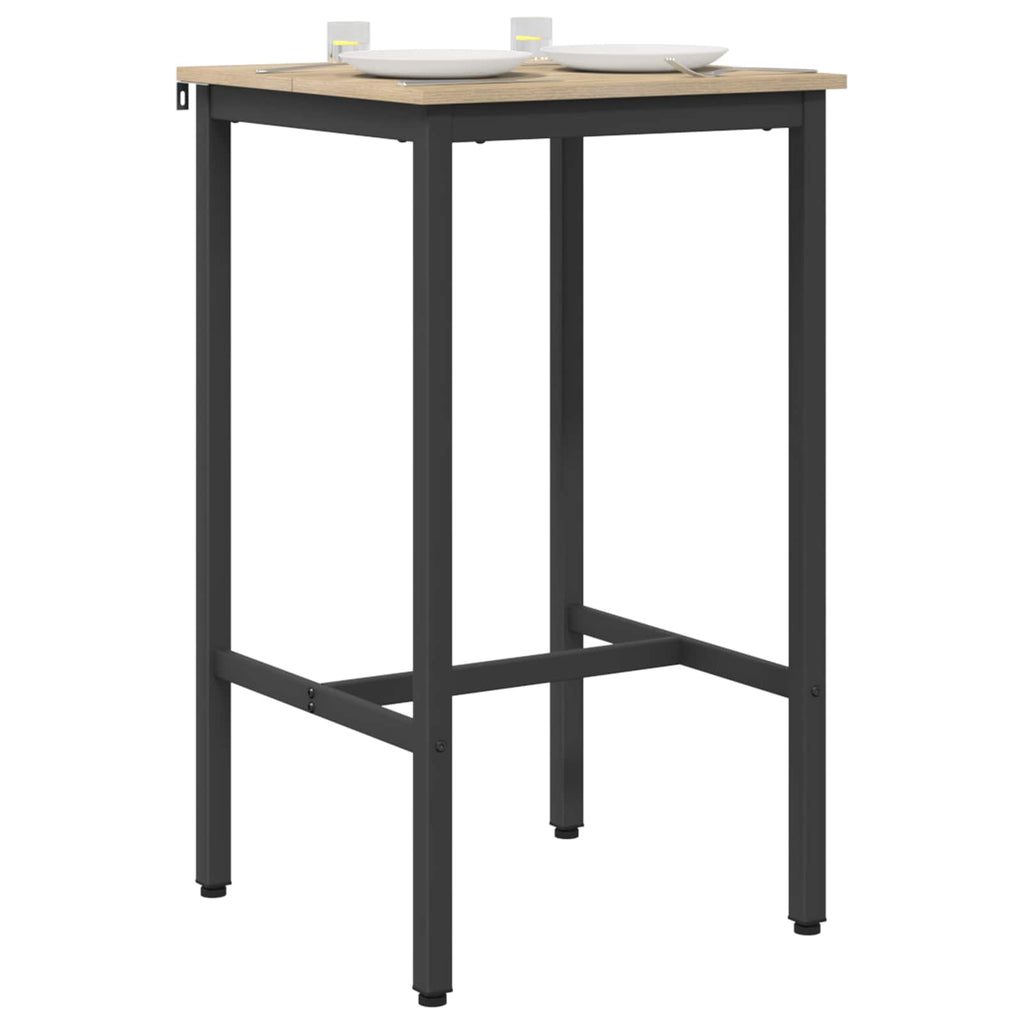 vidaXL Stół barowy 52 x 52 x 90 cm Drewno inżynieryjne dąb Sonoma
