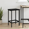 vidaXL Stołek barowy Czarny dąb 40 x 32 x 64 cm Drewno inżynieryjne