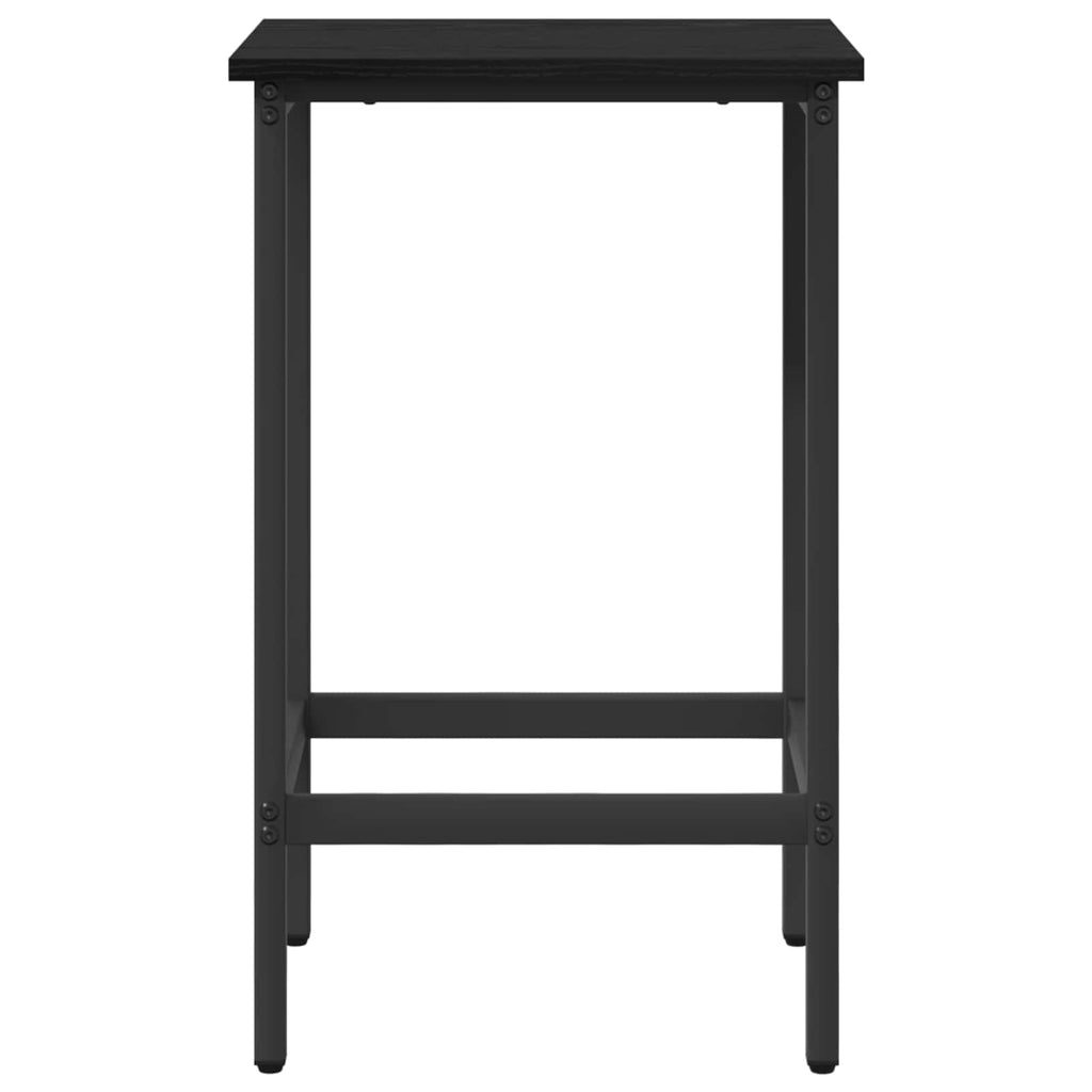 vidaXL Stołek barowy Czarny dąb 40 x 32 x 64 cm Drewno inżynieryjne