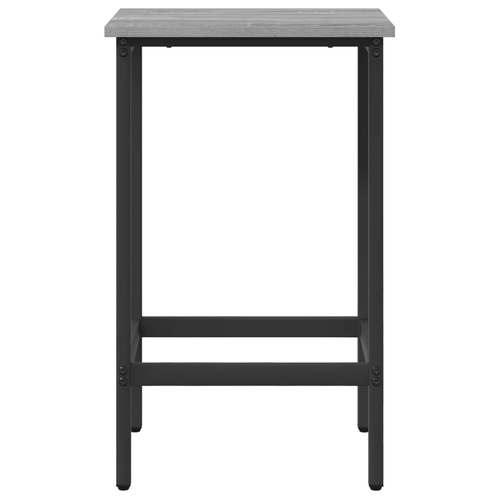 vidaXL Stołek barowy 2 szt. Szary Sonoma 40 x 32 x 64 cm