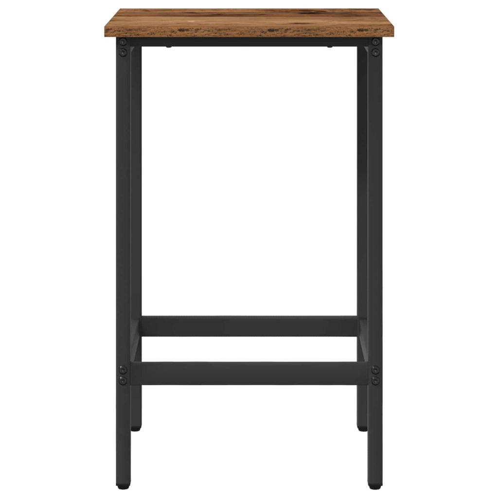 vidaXL Stołek barowy Stare drewno 40 x 32 x 64 cm Drewno inżynieryjne
