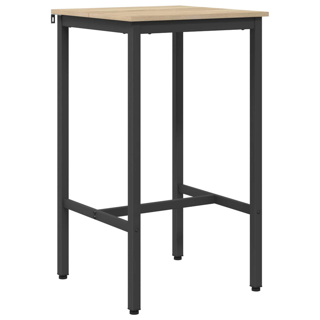 vidaXL Stół barowy 52 x 52 x 110 cm Drewno inżynieryjne dąb Sonoma