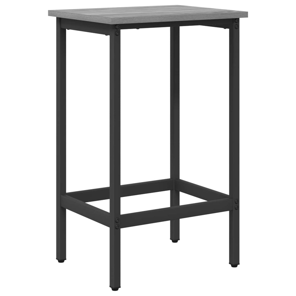 vidaXL Stołek barowy Szary Sonoma 40 x 32 x 74 cm Drewno inżynieryjne