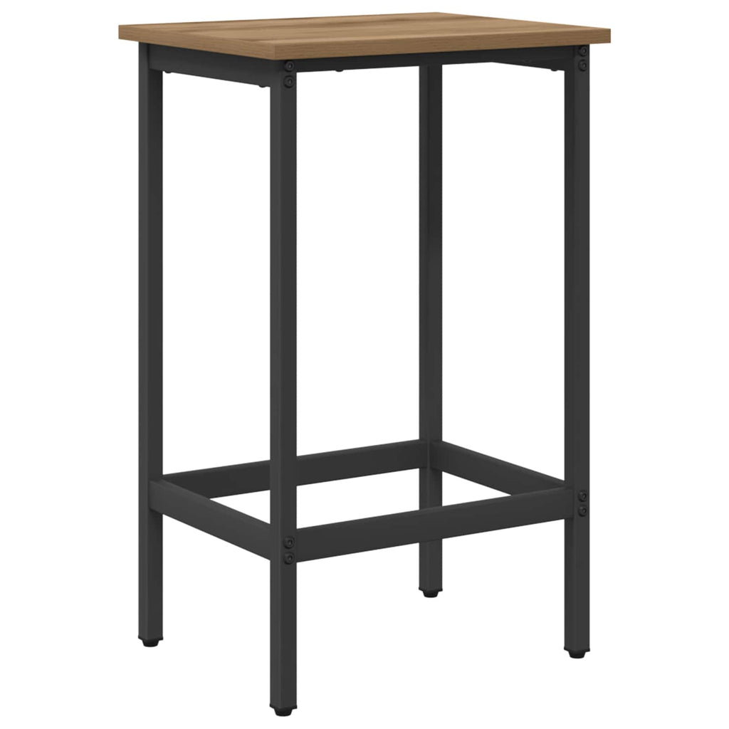 vidaXL Stołek barowy Dąb artisan 40 x 32 x 74 cm Drewno inżynieryjne