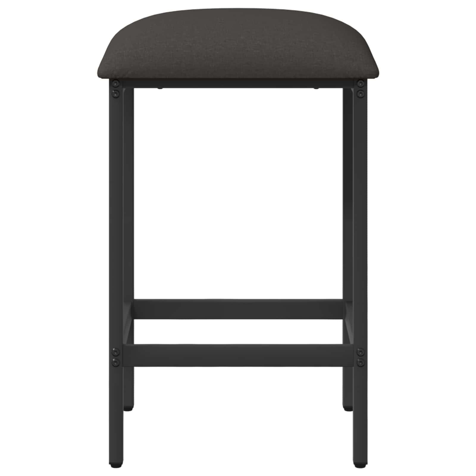 vidaXL Stołek barowy ciemnoszary 40 x 32 x 74 cm Drewno inżynieryjne