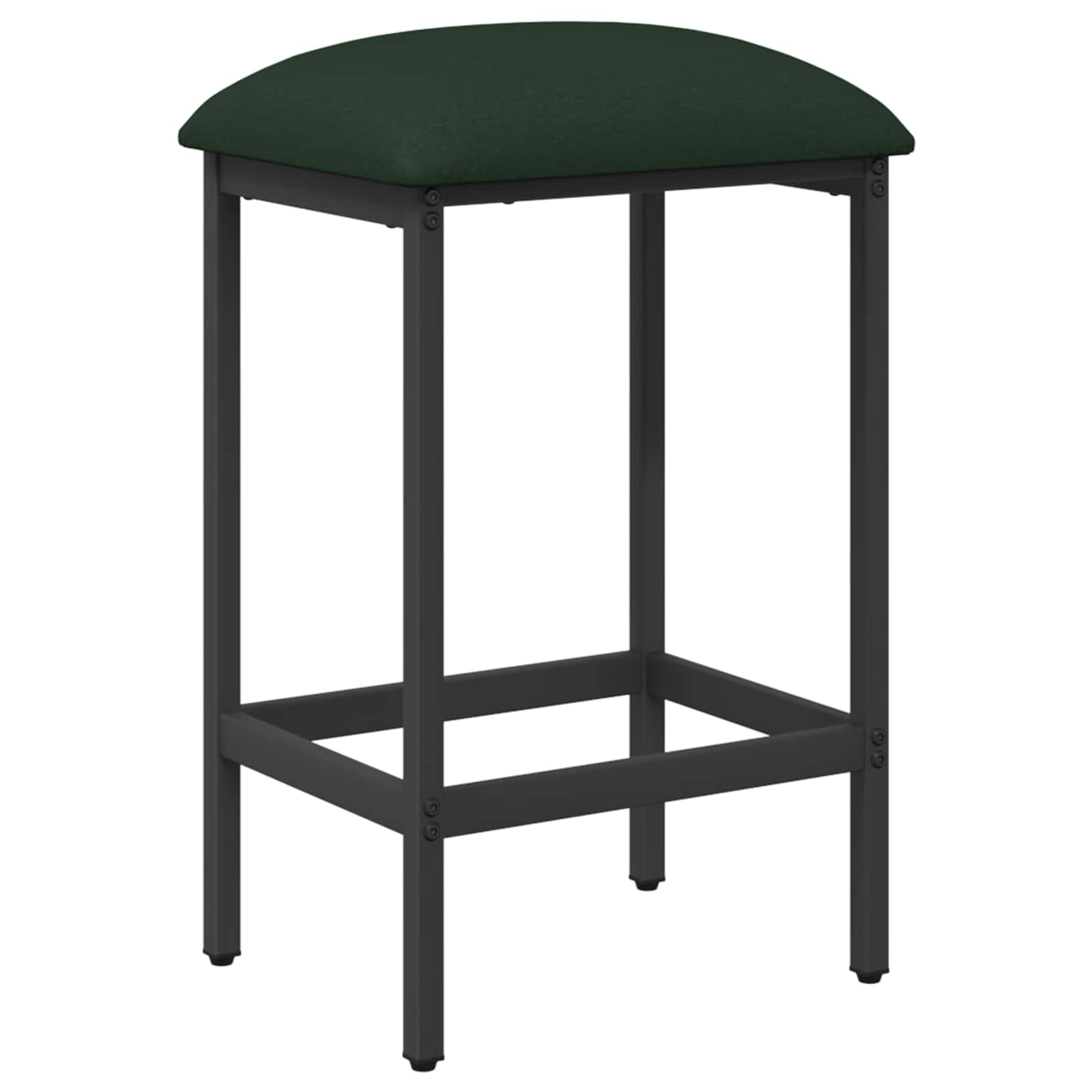 vidaXL Stołek barowy Ciemnozielony 40 x 32 x 74 cm Drewno inżynieryjne