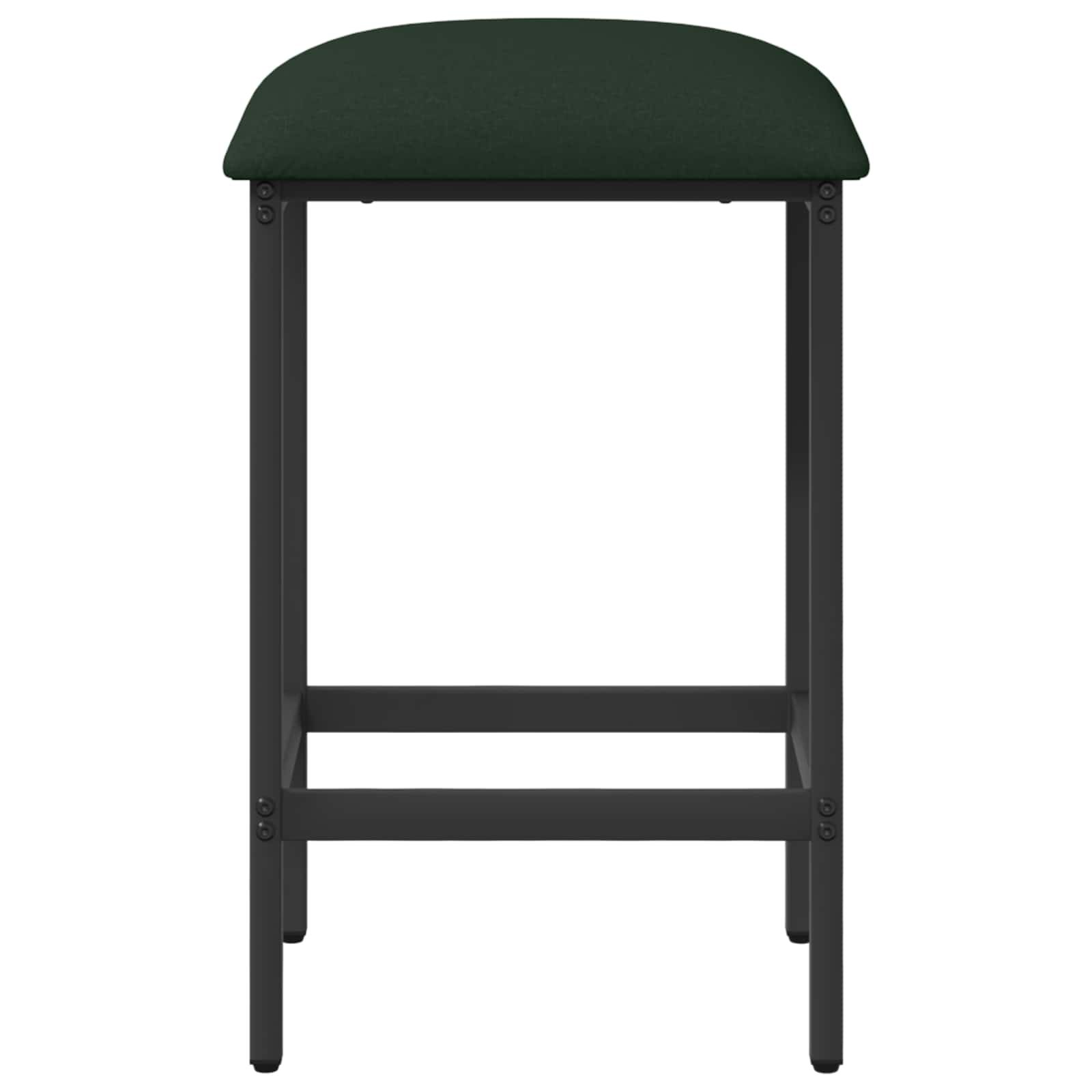vidaXL Stołek barowy Ciemnozielony 40 x 32 x 74 cm Drewno inżynieryjne