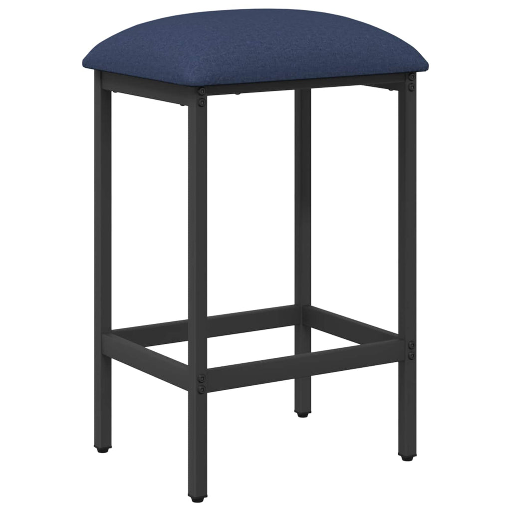 vidaXL Stołek barowy niebieski 40 x 32 x 74 cm Drewno inżynieryjne