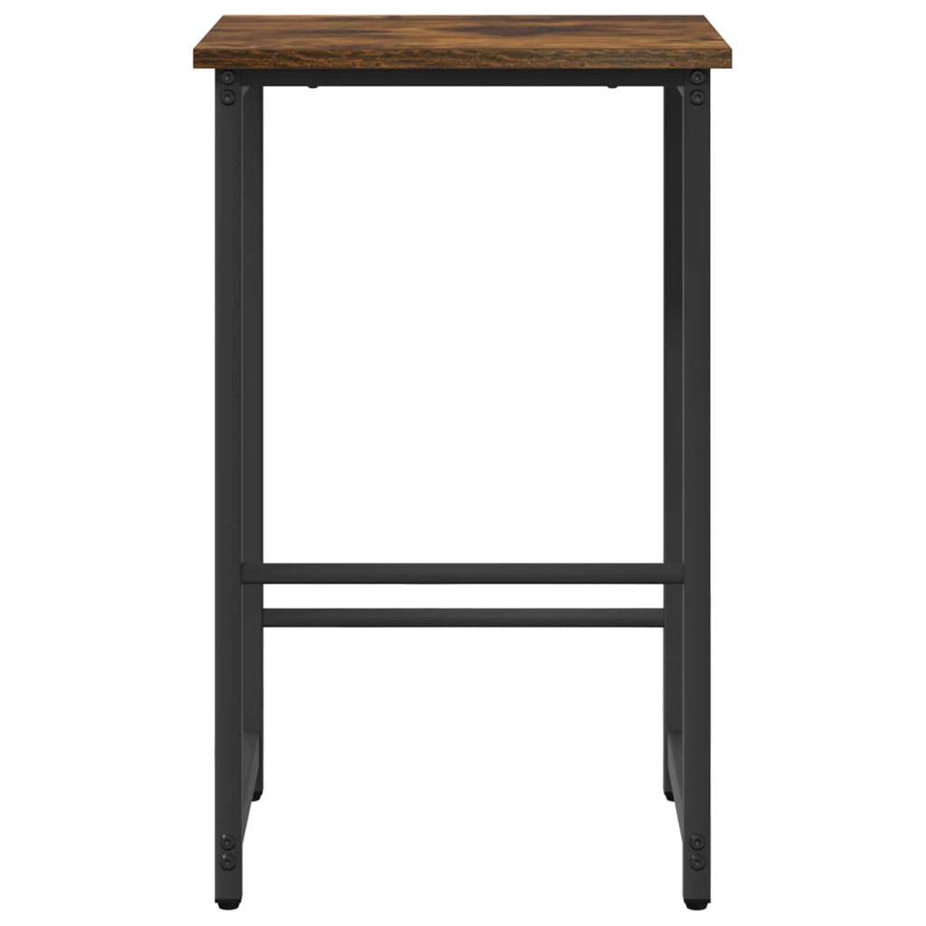 vidaXL Stołek barowy Dąb wędzony 40 x 32 x 64 cm Drewno inżynieryjne