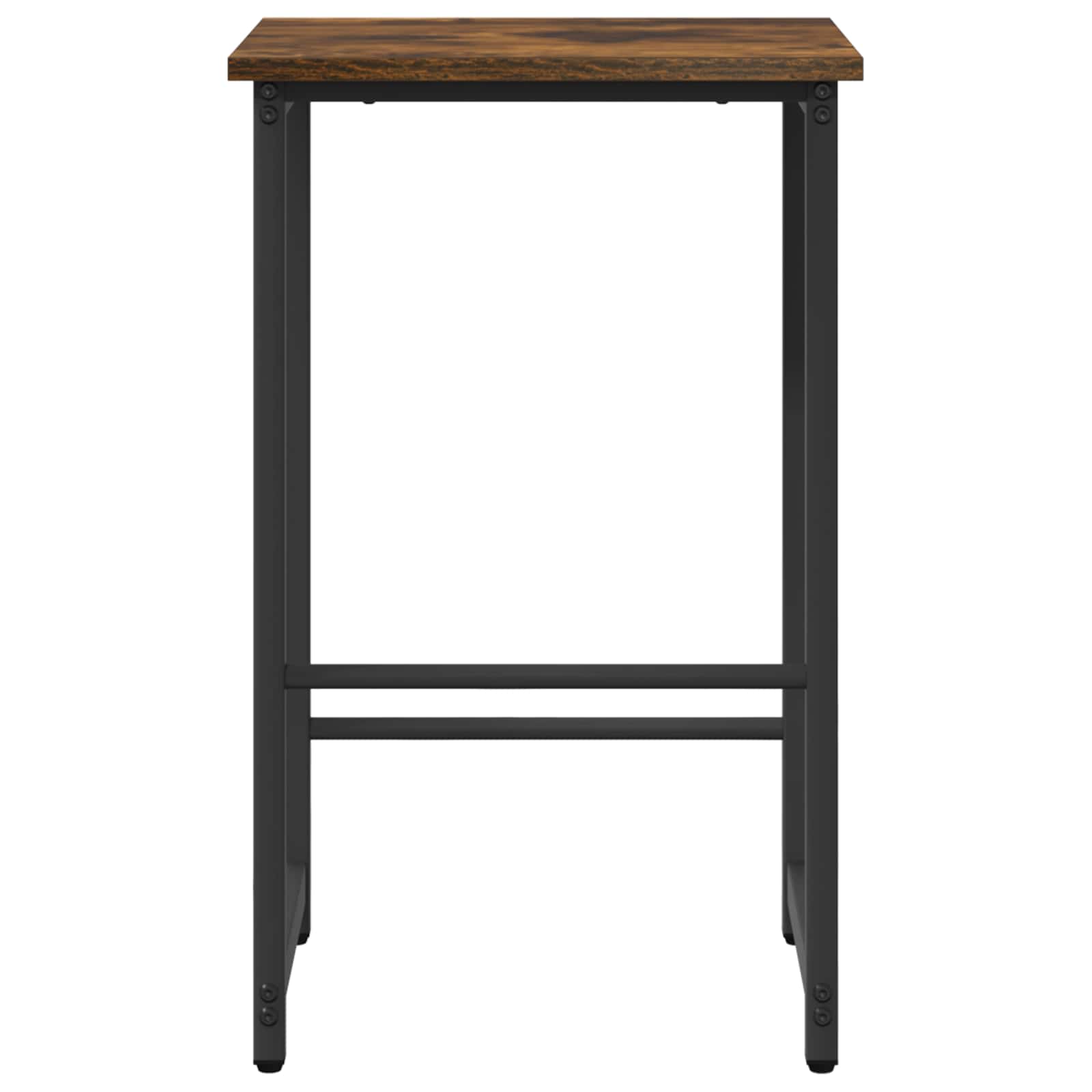 vidaXL Stołek barowy Dąb wędzony 40 x 32 x 64 cm Drewno inżynieryjne