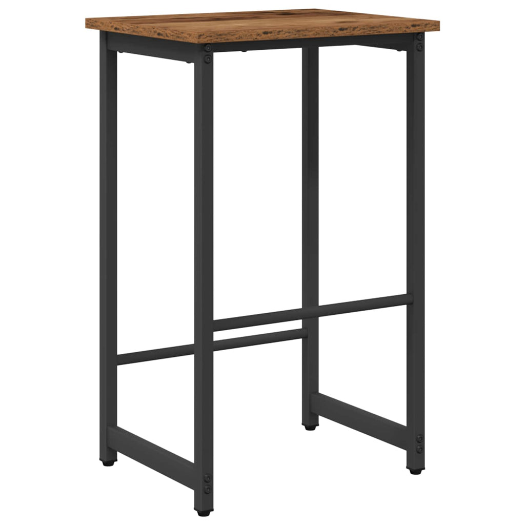 vidaXL Stołek barowy Stare drewno 40 x 32 x 64 cm Drewno inżynieryjne