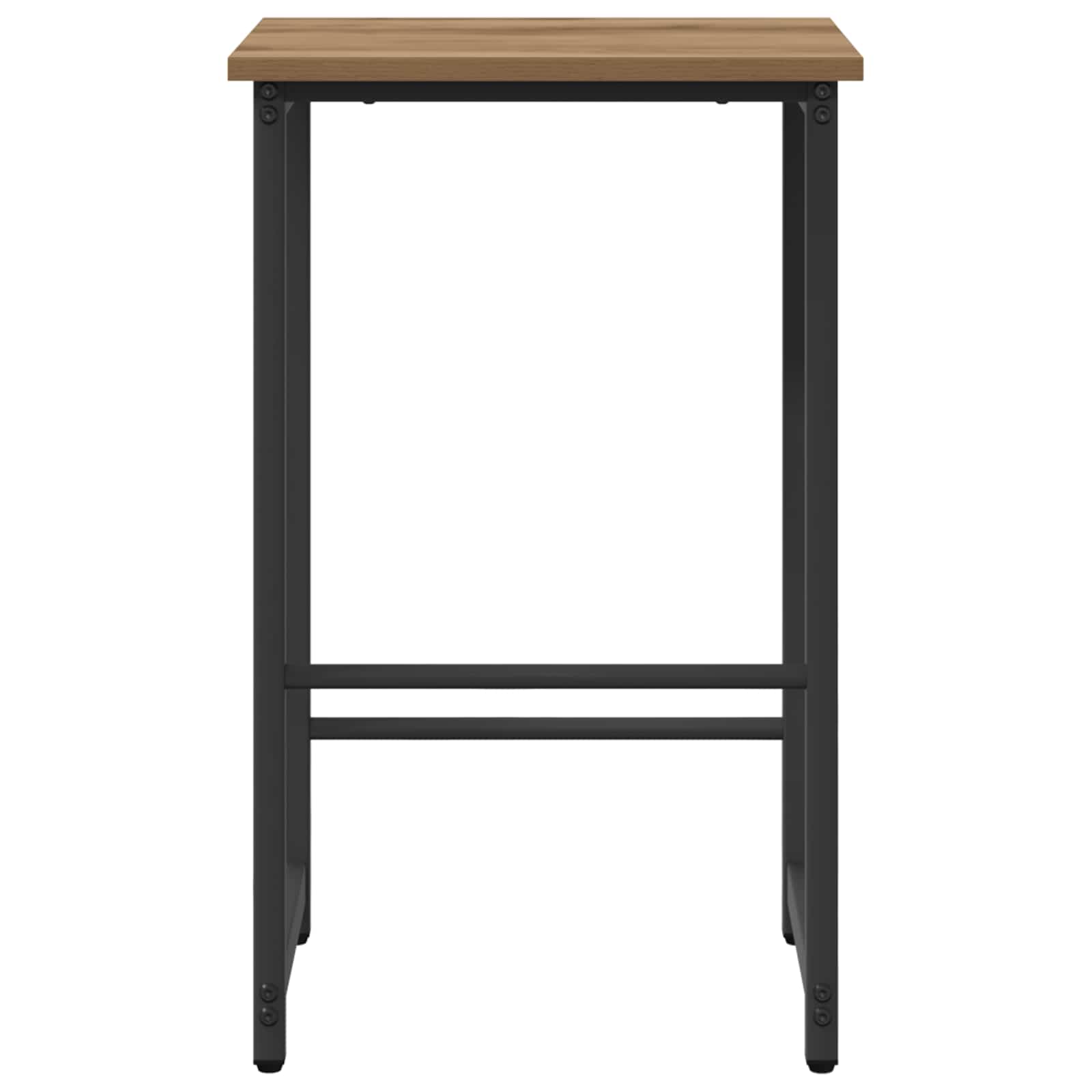 vidaXL Stołek barowy Dąb artisan 40 x 32 x 64 cm Drewno inżynieryjne