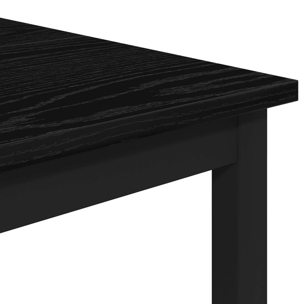 vidaXL Stołek barowy Czarny dąb 40 x 32 x 74 cm Drewno inżynieryjne