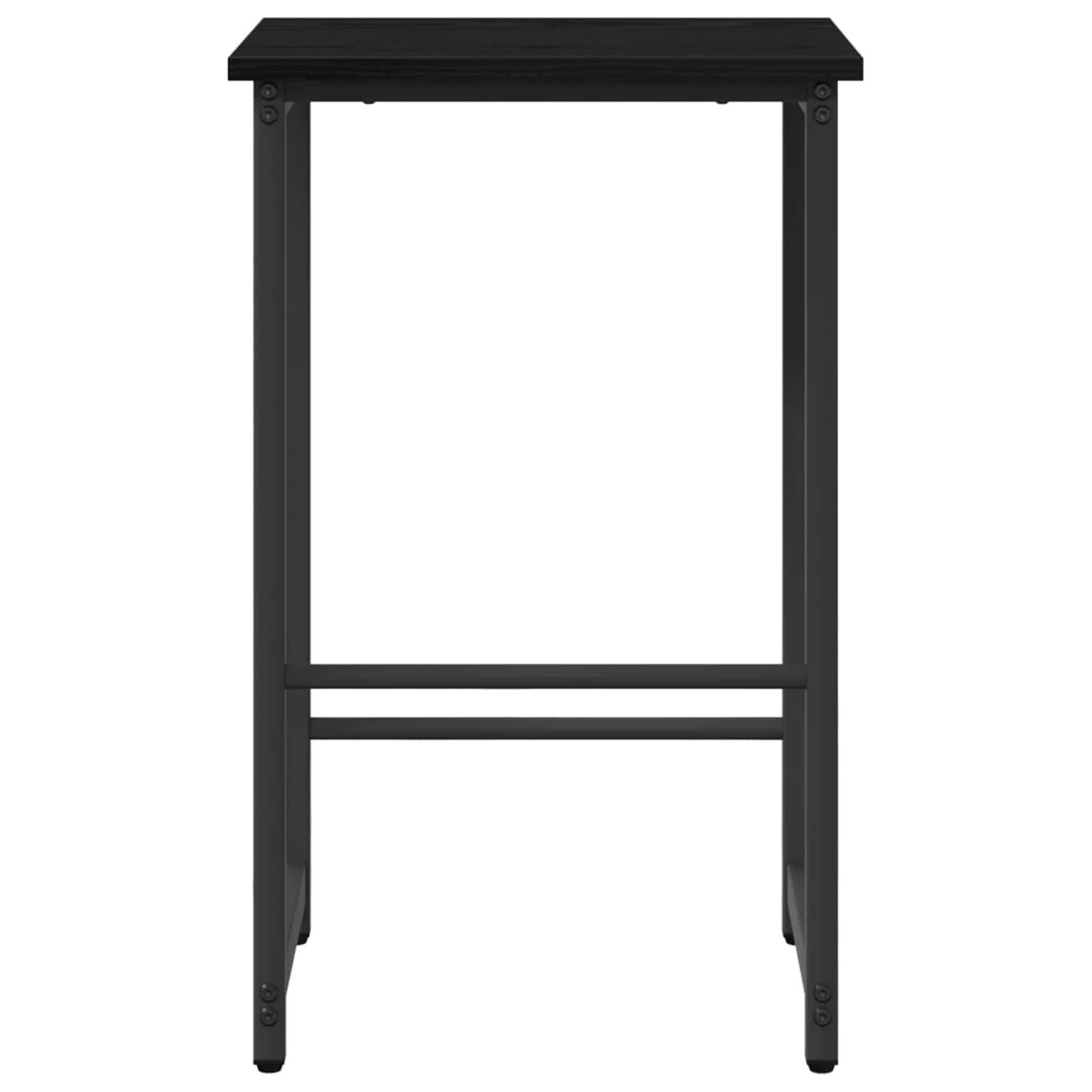 vidaXL Stołek barowy 2 szt. Czarny dąb 40 x 32 x 74 cm