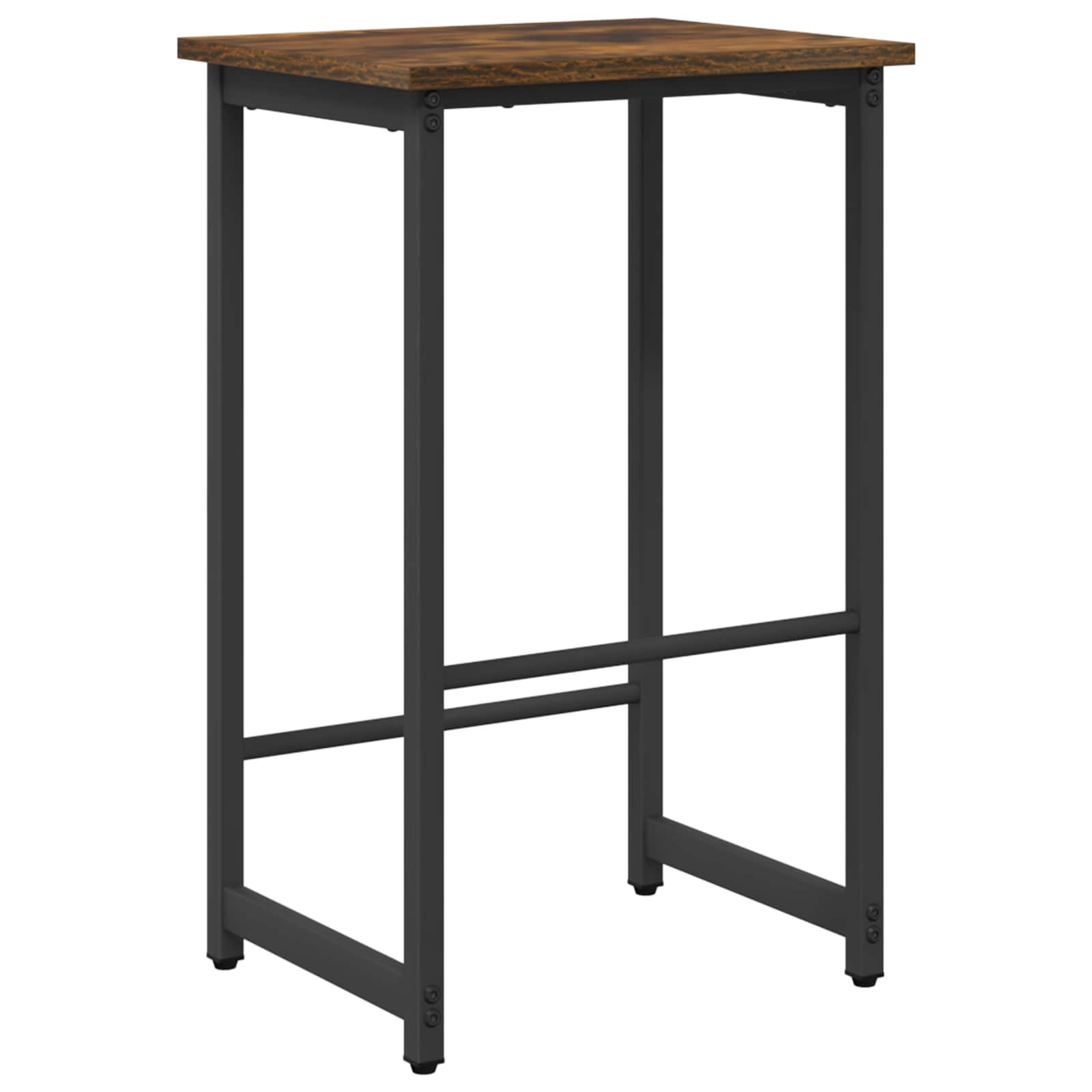 vidaXL Stołek barowy Dąb wędzony 40 x 32 x 74 cm Drewno inżynieryjne