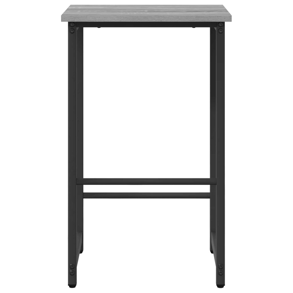 vidaXL Stołek barowy 2 szt. Szary Sonoma 40 x 32 x 74 cm